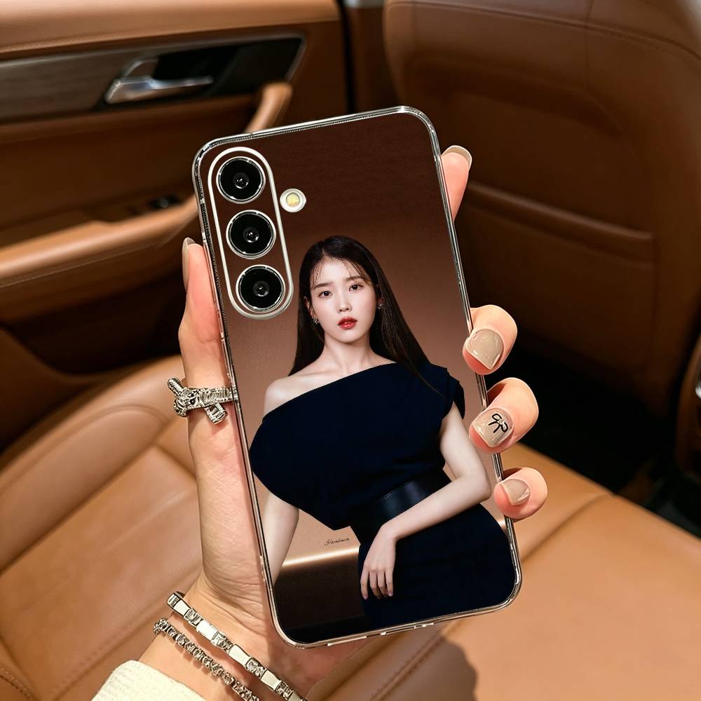Versatile Actress-L-Lee Ji-eun Clear Phone Case for Samsung Galaxy A71, A70, A52, A51, A40, A30