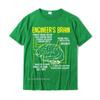 Engineers Brain Funny Engineering Games Process Funny TShirt Unisex Slim Fit Gift Tops Tees Cotton Tshirts Fitness Tight