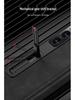Samsung Z Fold5 Leather Case: Magnetic Hinge, Full Coverage, Stand, Cross-Border Protection