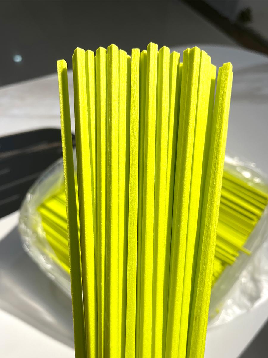 50pcs Square Shape L22cm D4mm Reed Diffuser Replacement Sticks DIY Handmade Thick Rattan Aromatherapy Diffuser Refill Sticks