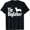 Funny The Dogfather T Shirt _ Gift T Shirt For Corgi Lovers T-Shirt