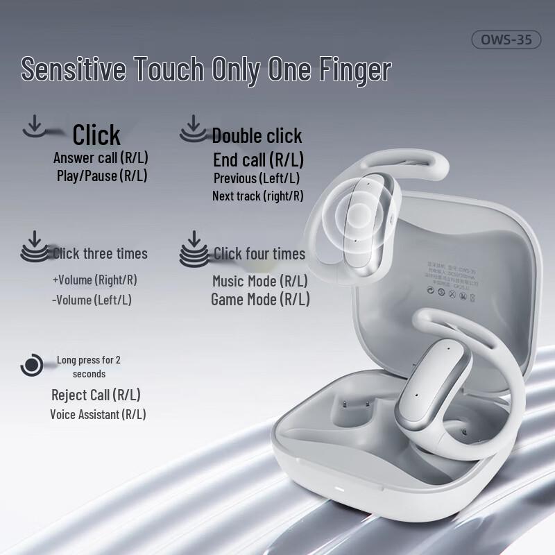 Newman OWS-35 Hi-Res Open-Ear Bluetooth-Kopfhörer