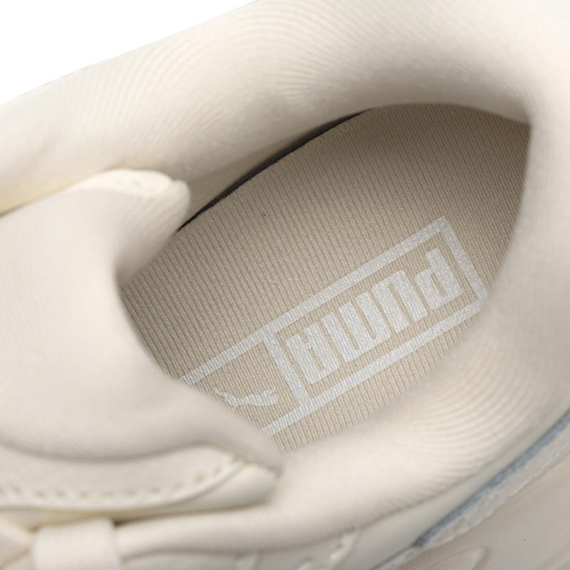 PUMA Pulsar Wedge Wns Furry Women Stylish Versatile Wear-resistant Low Platform Dad Sneakers White 400977-01