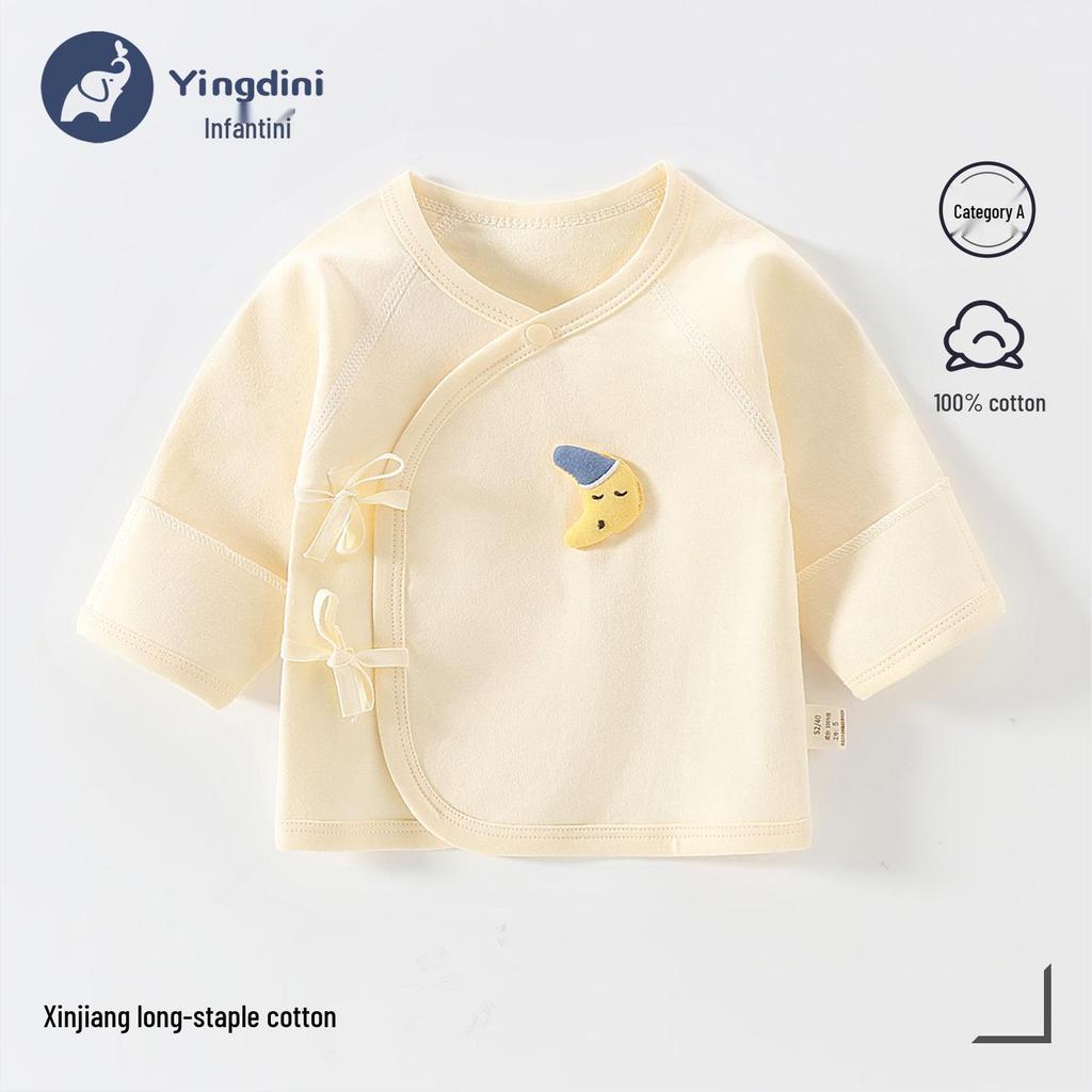 Saf Pamuk Bebek Keşiş Takımı - Kemiksiz Bahar/Sonbahar Bebek Üstü