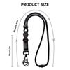 New Heavy Duty Removable Badge Reel Holder Keychain Hanging Neck Strap Lanyard Tactical Id Name Card Holder For Outdoor Hiking