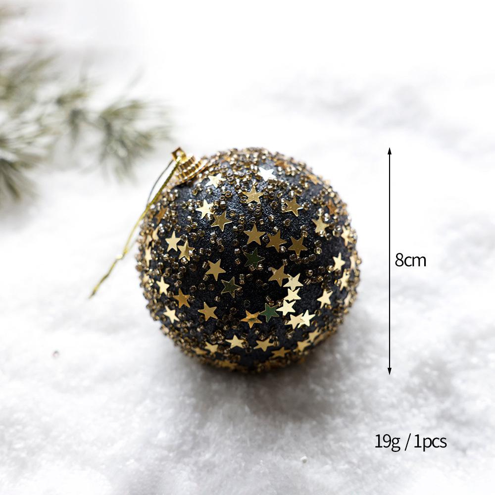 DIY Painted Foam Christmas Ornament: Snowflake & Irregular Pompon Balls