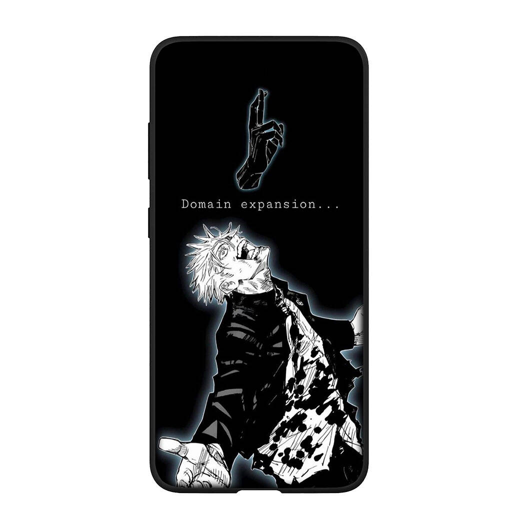Phone Case for iPhone 17 16 15 Plus X Huawei P30 P20 Lite Redmi Note 14 12 11 13 Pro Max OPPO A60 A80 A40 A18 Cartoon Gojo Satoru Jujutsu Kaisen Cover