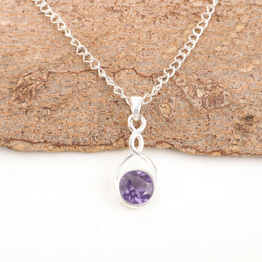 Iolite Pendant, 925 Solid Sterling Silver Pendant Handmade Gemstone Jewelry, Gifts For Wife Brand New Pendant