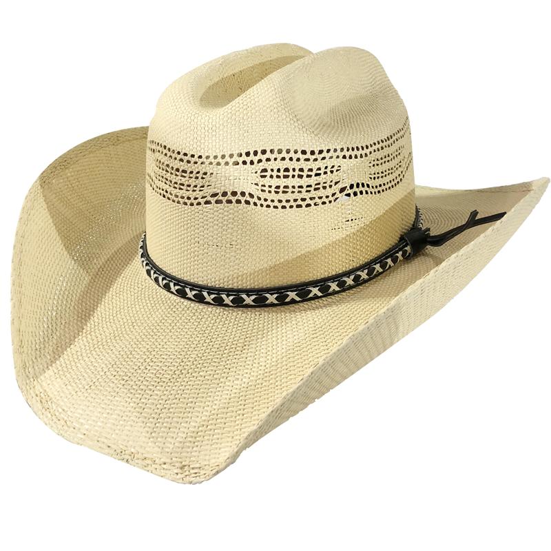 Nouveau Chapeau de Cowboy Western Vintage pour Homme Chapeau de Soleil de Plage Tressage en Paille Fait Main Chapeau Jazz Cowgirl Gentleman Sombrero Hombre