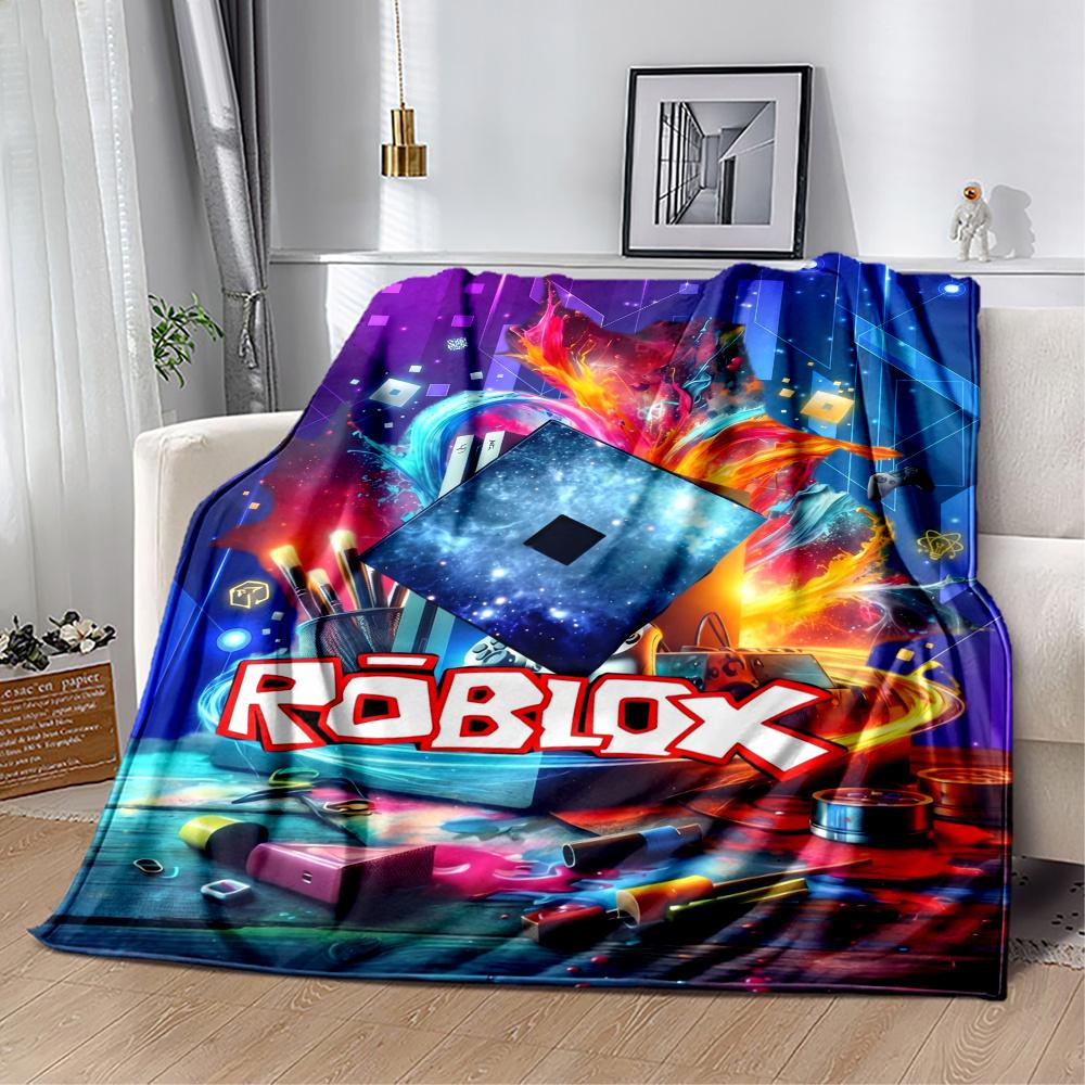 Roblox Game Character World Blanket Soft Warm Cozy Great For Office Chair Office Chair Allseason Use Modern Unique Gift For Family And Friends Camping
