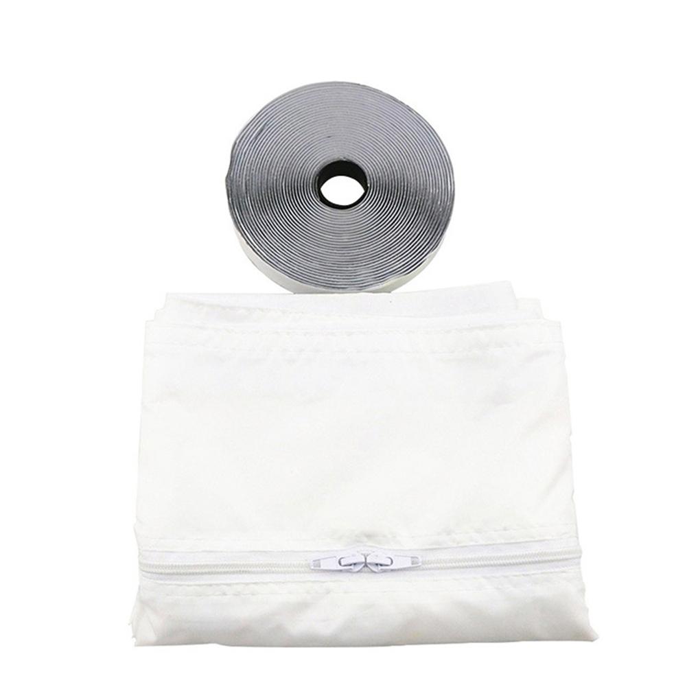 500cm Polyester Portable Air Conditioner Window Sealing Cloth Mobile Air Conditioner Kit Effective Warm Air Blockage