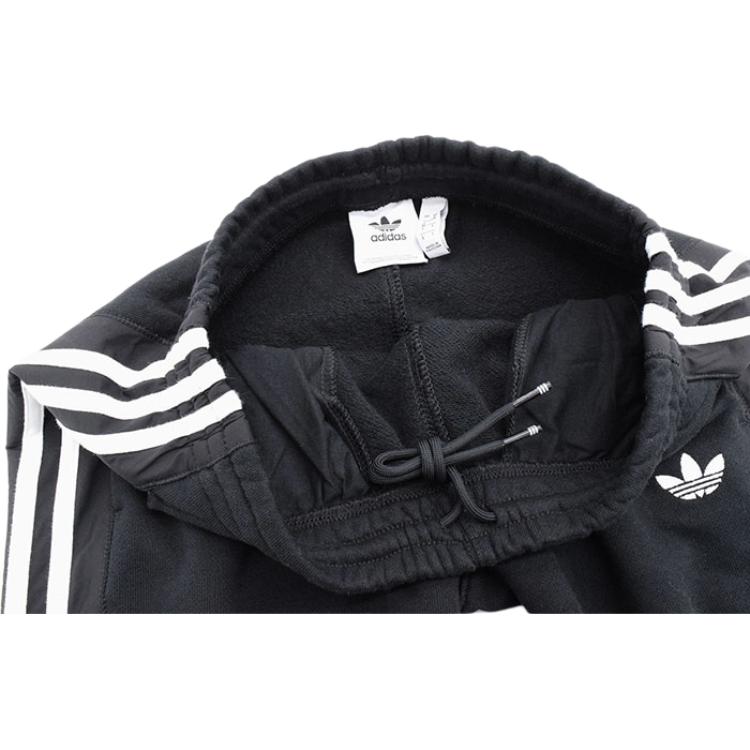 Adidas Pantaloni de trening Originals Radkin cu dungi, confortabili, retro sport, pantaloni lungi, pantaloni pentru bărbați, negri DU8137