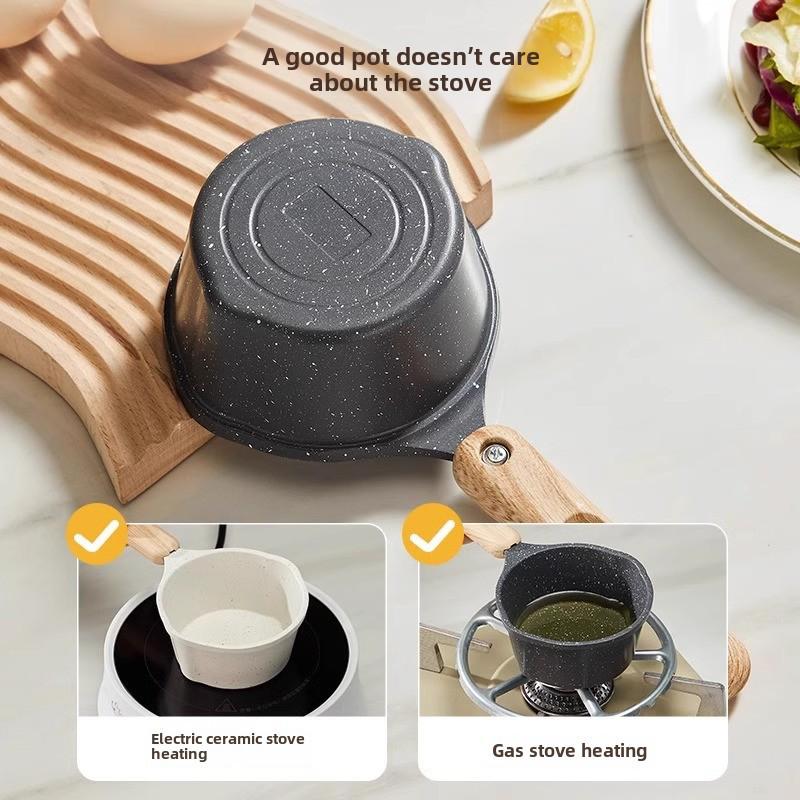 Nepřilnavá nádoba na odlévání oleje z lékařského kamene na omelety a další