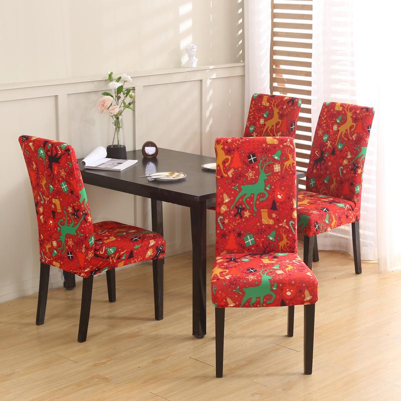 Spandex Elastic Chair Slipcover Case Geometric Dining Chair Cover Stretch Chair Covers for Wedding Hotel Banquet Dining Room