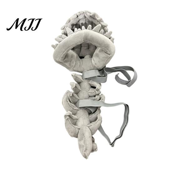 Elastic Dinosaur Suit for Walking Skeleton Pet Costume, Plush Dog Cat Outfit with 3D Lightweight Prop Photos Spine And Tail, Halloween Party