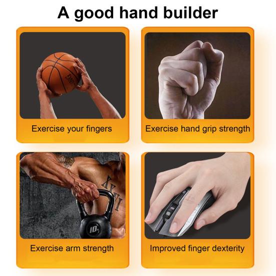Grip Strength Trainer with Counter 10-120KG Adjustable Men Women Forearm Exerciser Hand Grip Power Strengthener Developer Fitness Equipment