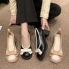 Scarpe da Donna Décolleté Tacco Grosso con Fiocco Mocassini Stile Gotico Giapponese Lolita Tacco a Blocco Mary Jane da Donna Medio in Offerta Saldi