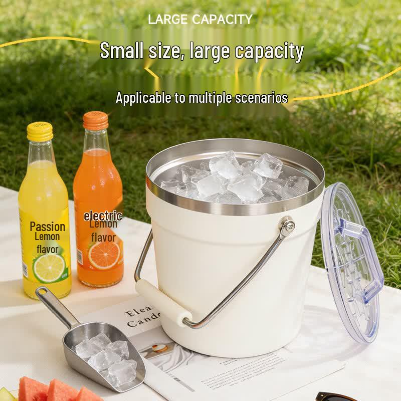 SANQIA Portable Outdoor Insulated Cooler 2000ml бежевый