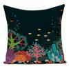 Nordic Coral Conch Cartoon Marine Life Cushion Cover - Home Decor Sofa Bed Pillow Case Seat Chair Throw Pillow Cover