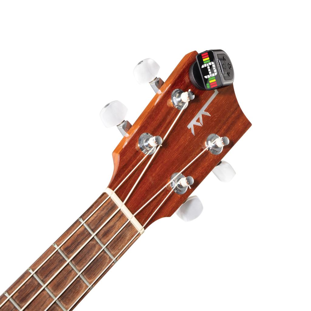 D'Addario Rechargeable Micro Headstock Tuner PW-CT-12RC, Chromatic Type, Full Color Display