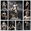 Stone Gold Statue Muscular Greek God Statue Prints Poster Canvas Painting Modern Wall Art Picture Living Room Bedroom Home Decor