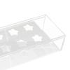 Clear Acrylic Flower Vase Rectangular Floral Arrangement Decorative Modern Wedding