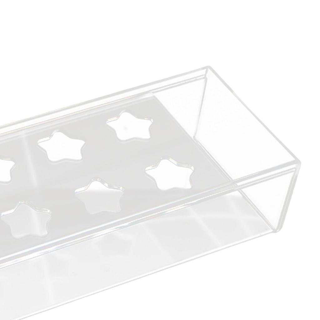 Clear Acrylic Flower Vase Rectangular Floral Arrangement Decorative Modern Wedding