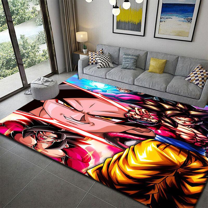

Dragon Ball Dark Style Cool Character Ruganime soft washable cartoon floor carpet 60x90cm