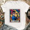 La Chingona Lässiges T-Shirt Bedruckt Lustiger Buchstabe Kurzarm Bedrucktes Damen-T-Shirt Bedruckt Kurzarm Lässiger Stil Rundhals T-Sh