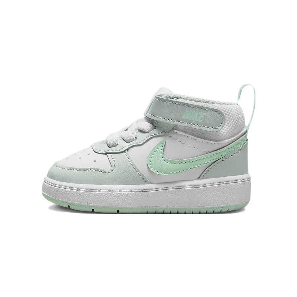Nike Mid 2 Slip Resistant Abrasion Resistant Mid Top Skateboard Shoes Mint Green Infant And Toddler CD7784-011