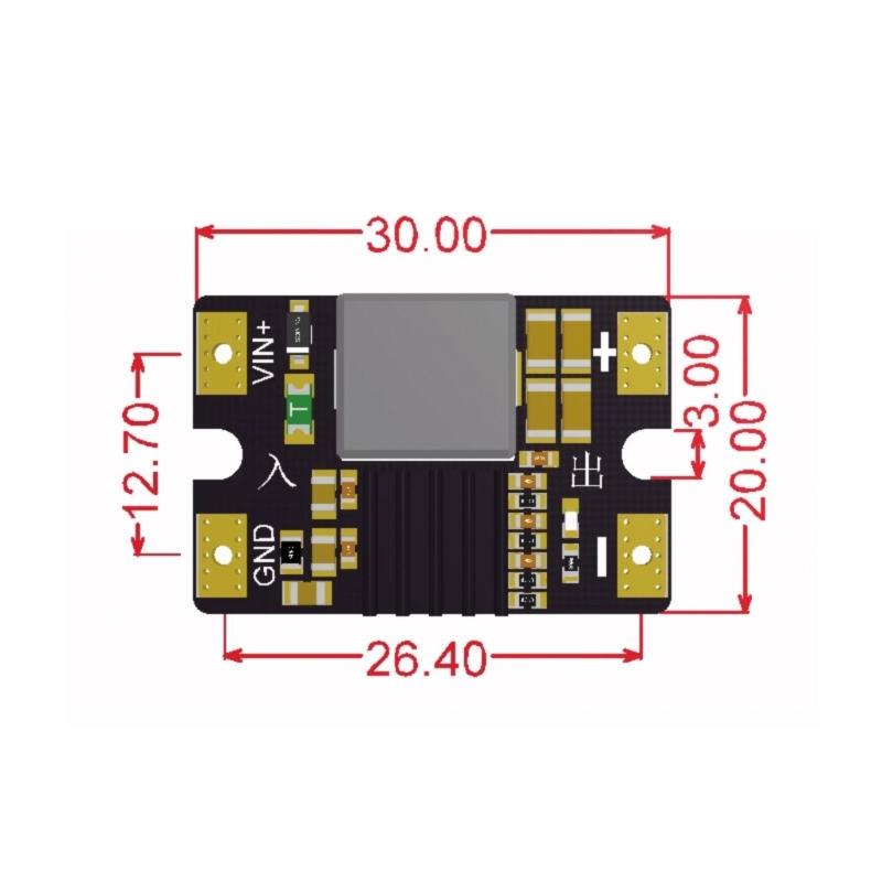 25V 8A Bucking Module Multiple 3.3V 5V 9V 12V Voltages Option Steps Down Converters Over Current Protections Compactly Size