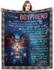 To My Wife Blanket From Husband for Wife | Super Soft Fleece Couples Throw Blankets,Romantic Women Valentines Day Birthday Gifts