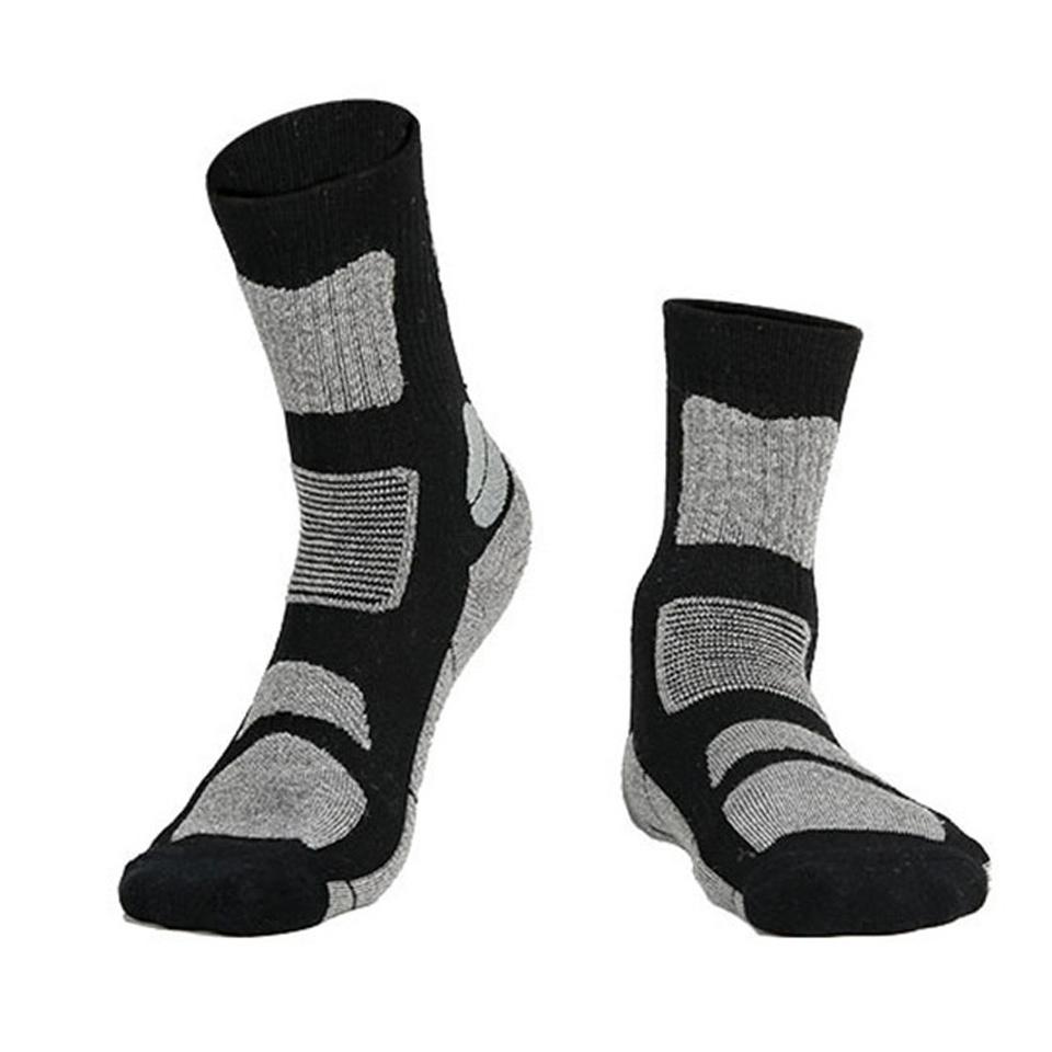 

Loogdeel Hiking Running Socks Soft Lightweight Absorption Damping Mid-Calf Breathable Cycling Socks Merino Wool Men Women Socks