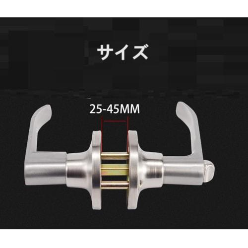 DIFEIUKI Door Knob with 3 Keys, Door Lever, Lever Handle Lock, Anti-Corrosion, Anti-Rust, Anti-Theft, Door Knob Replacement Lever, Suitable for Bathro