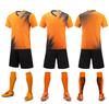 Manufacturer football jersey sets, kids, men, women, adults, training and competition team uniforms, quick-dry breathable short-sleeve team uniforms