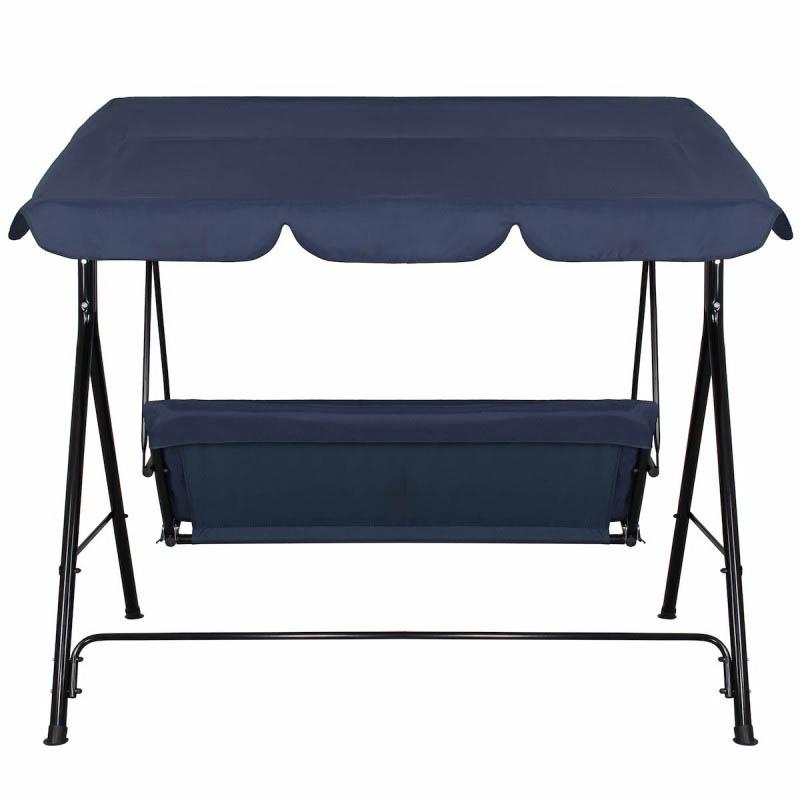 3-Seater Garden Swing, Blue