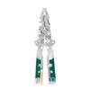 Foldable Wire Stripping Pliers Multi-purpose Voltage Testing Cable Cutting Crimping Tool for Household Wiring Maintenance
