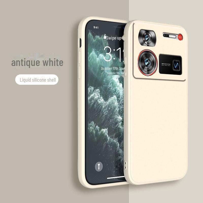 Kompatible Nubia Z70 Ultra Flüssigsilikon Anti-Fall Schutzhülle