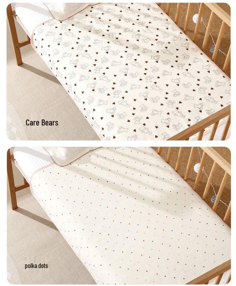 Washable Large Incontinence Pad: Waterproof, Breathable Cotton Bed Sheet for Newborns & Menstrual Use