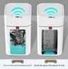 Large Smart Sensor Trash Can with Lid for Kitchen, Living Room, Office, and Bathroom - High-Leg Design & Large Capacity