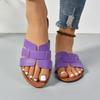 Fashion Summer New Women Slippers Flat Bottom Non-slip Outdoor Open Toe Beach Female Sandals Sexy Fashion Design Slides Woman Shoes
