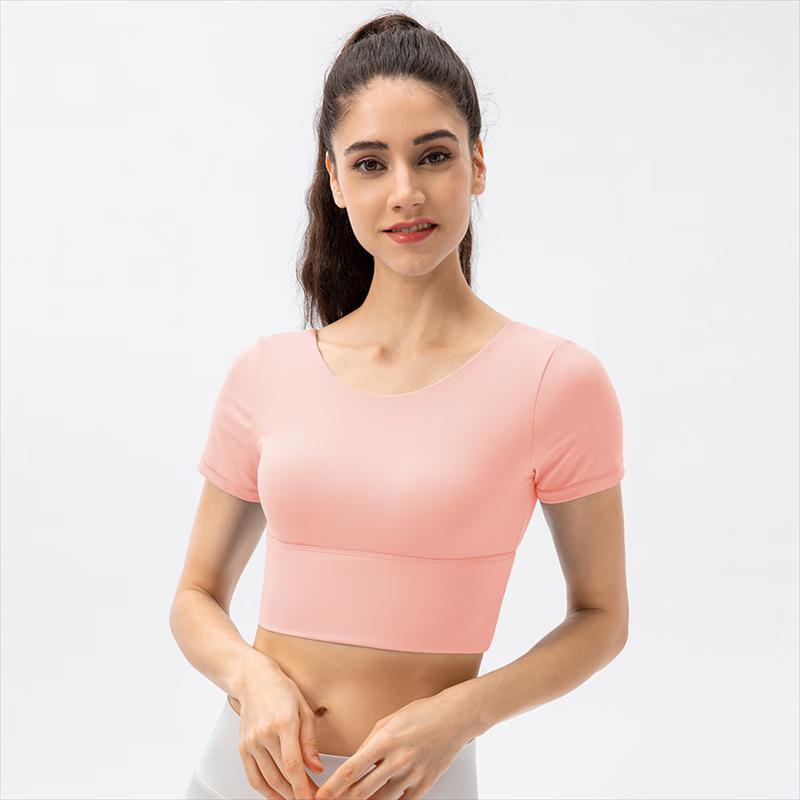 Women's Naked Feel Yoga Short Sleeve Crop Top