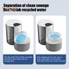3L Automatic Pet Water Fountain Smart Wireless Pour-Over Pet Water Dispenser Wastewater Separation Filterless Cat Water Bowl for Cats And Small Dogs