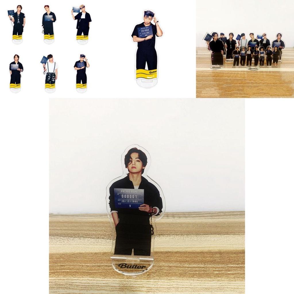 Atemberaubende Bts Bangtan Boys Butter Acryl Aufsteller Figur Modell Ideal für Schreibtischdeko