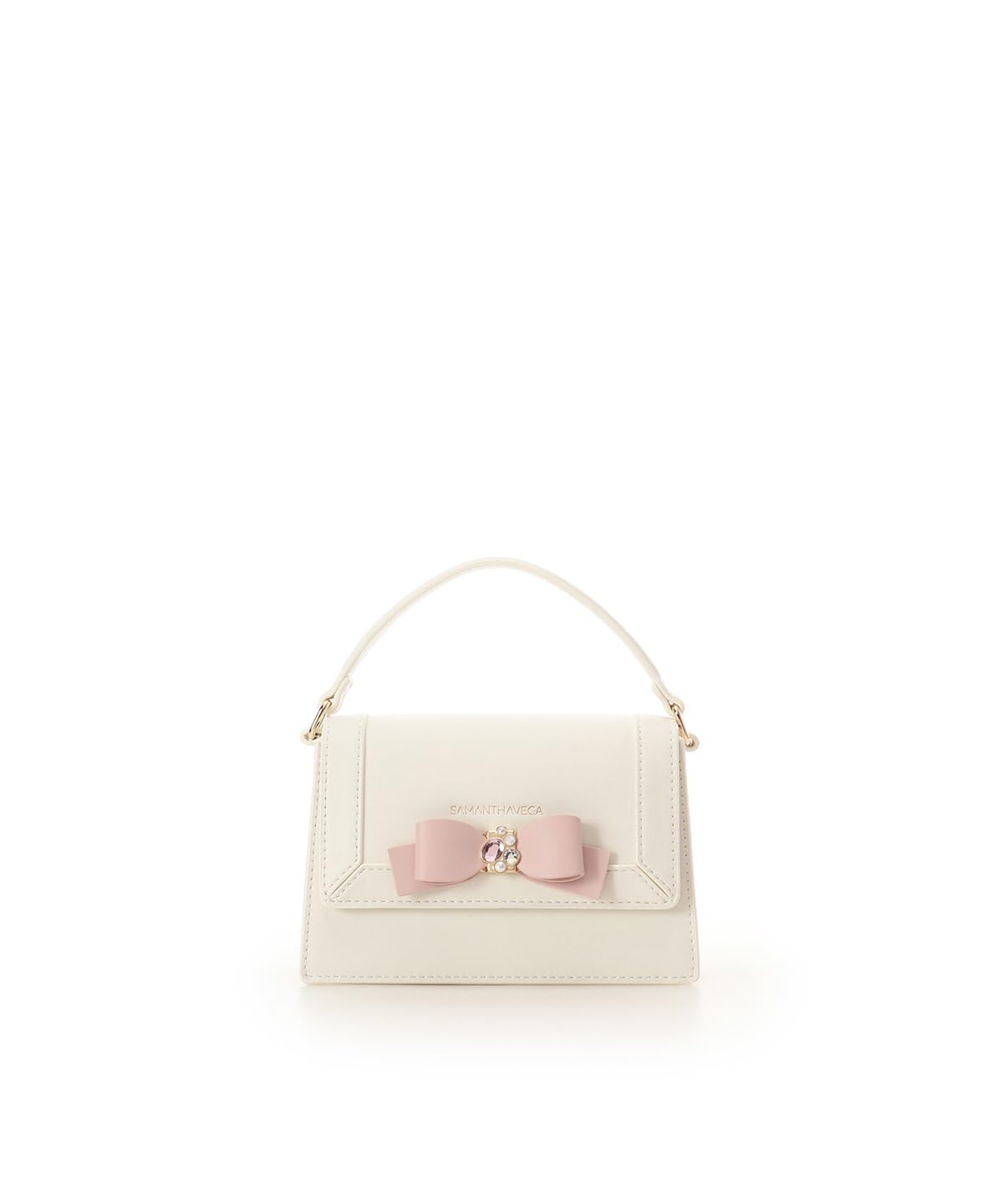 SAMANTHAVEGA Marie Collection Mini Shoulder White  The Aristocats  Bag, белый