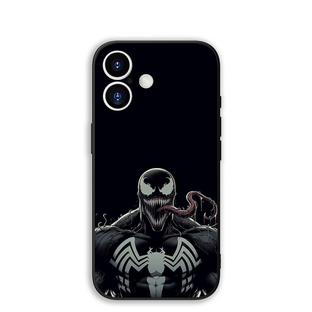 For Motorola Moto G86 G57 G67 G24 G15 G54 Power G13 G14 G34 G35 G45 G60 G53 G55 G64 G75 G72 Phone Case Venom Marvel Spider Man