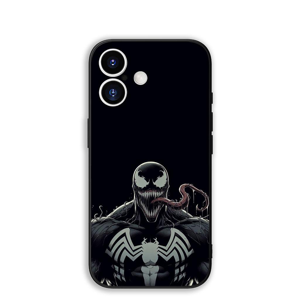 

Cover for Xiaomi Redmi Note 13 A3 14 Pro Plus 9T 14C 13C 13X 9C NFC + Pro+ 5G 4G Protective Phone Case Venom Marvel Spider Man Redmi A3 Pro