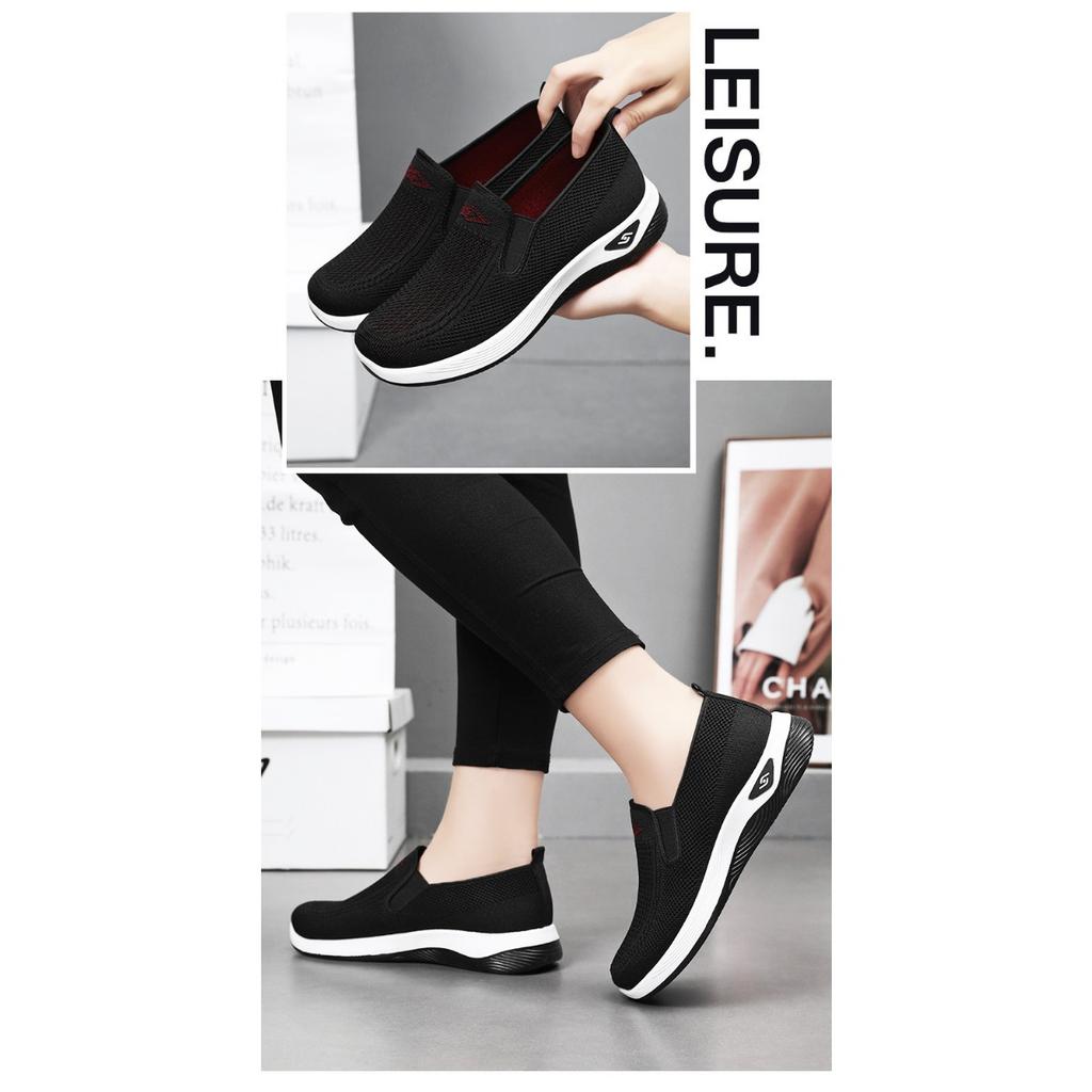 Women's Summer Breathable and Non Tiring Shoe Fabric, Lightweight and Comfortable Casual Shoes