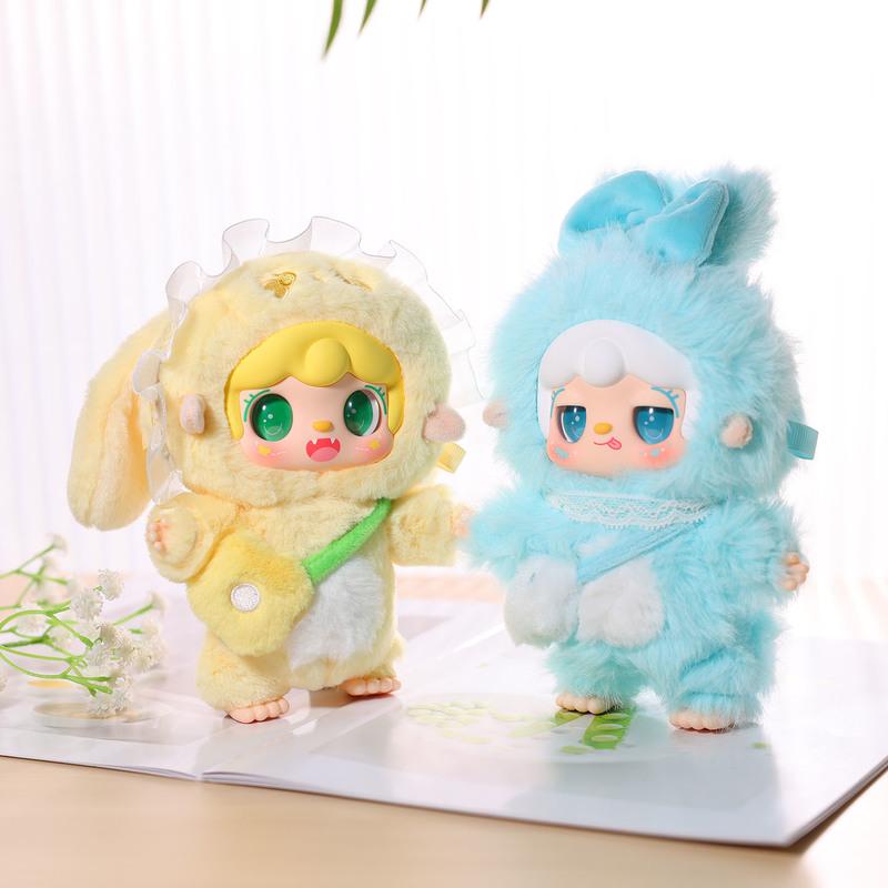 New Yooki V3 Warm Bunny Series Vinyl Plush Blind Box Cute Plush Doll Keychain Desktop Decoration Surprise Mystery Box Toys Gifts