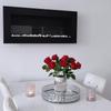Wall Mounted Bioethanol Fireplace DELTA Black TÜV 